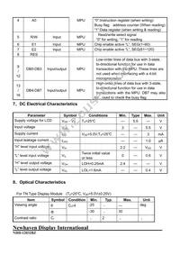 NHD-12032BZ-FSY-YBW Datasheet Page 5