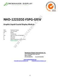 NHD-12232DZ-FSPG-GBW Datasheet Cover