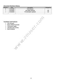 NHD-12232DZ-FSW-GBW Datasheet Page 2