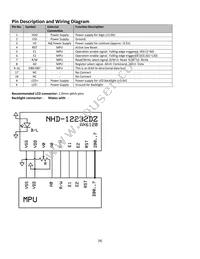 NHD-12232DZ-FSW-GBW Datasheet Page 4