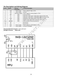 NHD-12232DZ-FSY-GBW Datasheet Page 4