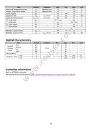 NHD-12864AZ-FL-GBW Datasheet Page 5