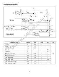 NHD-12864AZ-FL-YBW Datasheet Page 7