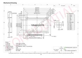 NHD-12864AZ-NSW-BBW Datasheet Page 3