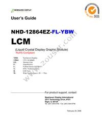 NHD-12864EZ-FL-YBW Datasheet Cover