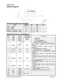 NHD-12864EZ-FL-YBW Datasheet Page 3