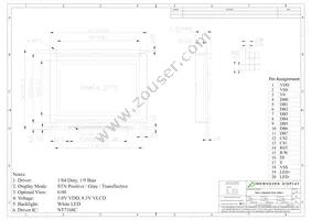 NHD-12864MZ-FSW-GBW-L Datasheet Page 3