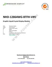 NHD-12864WG-BTFH-V#N Datasheet Cover