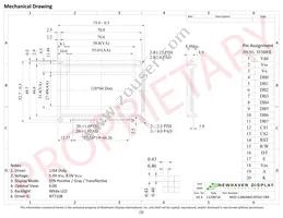 NHD-12864WG-BTGH-T#N Datasheet Page 3