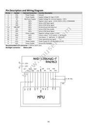 NHD-12864WG-FTFH-VZ# Datasheet Page 4