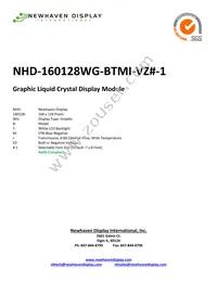 NHD-160128WG-BTMI-VZ#-1 Datasheet Cover