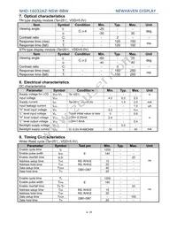 NHD-16032AZ-NSW-BBW Datasheet Page 6