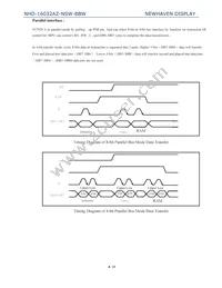 NHD-16032AZ-NSW-BBW Datasheet Page 8