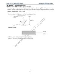 NHD-16032AZ-NSW-BBW Datasheet Page 16