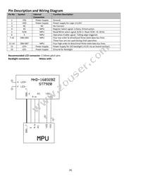 NHD-16032BZ-FL-YBW Datasheet Page 4