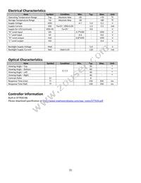 NHD-16032BZ-FL-YBW Datasheet Page 5