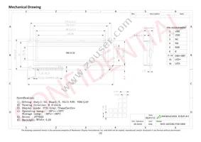 NHD-16032BZ-FSW-GBW Datasheet Page 3