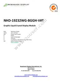 NHD-19232WG-BGGH-VT Datasheet Cover