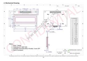 NHD-2.23-12832UMY3 Datasheet Page 3