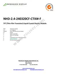NHD-2.4-240320CF-CTXI#-F Datasheet Cover