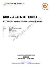 NHD-2.4-240320CF-CTXI#-F Cover