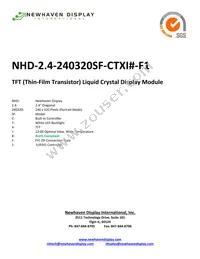 NHD-2.4-240320SF-CTXI#-F1 Datasheet Cover