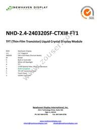 NHD-2.4-240320SF-CTXI#-FT1 Datasheet Cover