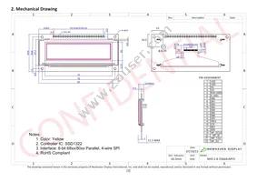 NHD-2.8-25664UMY3 Datasheet Page 3