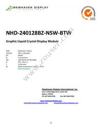 NHD-240128BZ-NSW-BTW-3V3 Datasheet Cover