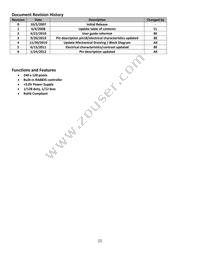 NHD-240128BZ-NSW-BTW-3V3 Datasheet Page 2