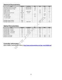 NHD-240128BZ-NSW-BTW-3V3 Datasheet Page 5