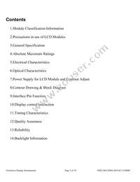 NHD-240128WG-BYGH-VZ#000C Datasheet Page 2