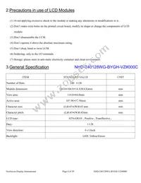 NHD-240128WG-BYGH-VZ#000C Datasheet Page 4