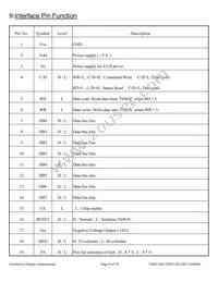 NHD-240128WG-BYGH-VZ#000C Datasheet Page 9