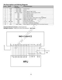 NHD-24064CZ-FSW-FBW Datasheet Page 4