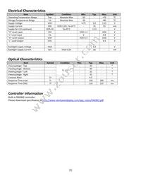 NHD-24064CZ-FSW-FBW Datasheet Page 5