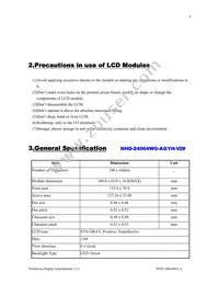 NHD-24064WG-AGYH-VZ# Datasheet Page 4