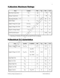 NHD-24064WG-AGYH-VZ# Datasheet Page 5