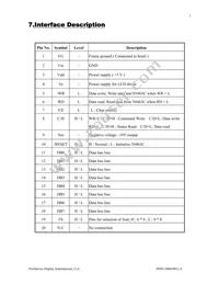 NHD-24064WG-AGYH-VZ# Datasheet Page 7