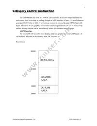 NHD-24064WG-AGYH-VZ# Datasheet Page 9