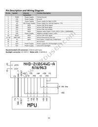 NHD-24064WG-ASFH-VZ# Datasheet Page 4