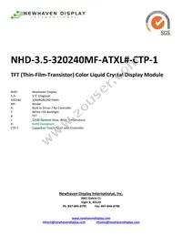 NHD-3.5-320240MF-ATXL#-CTP-1 Datasheet Cover