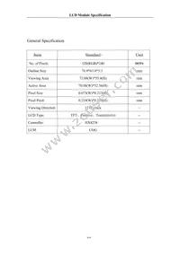 NHD-3.5-320240YF-ATXL# Datasheet Page 4