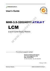 NHD-3.5-320240YF-ATXL#-T Datasheet Cover