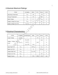 NHD-320240WG-BXFFH-VZ# Datasheet Page 5