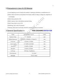 NHD-320240WG-BXFGH-VZ# Datasheet Page 4