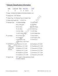 NHD-320240WG-BXFMI-VZ Datasheet Page 3