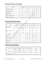 NHD-320240WG-BXFMI-VZ Datasheet Page 5