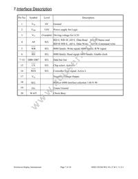 NHD-320240WG-BXFMI-VZ Datasheet Page 7