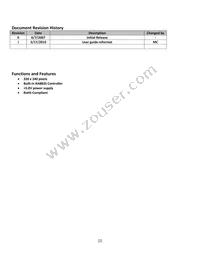 NHD-320240WG-COTFH-VZ# Datasheet Page 2